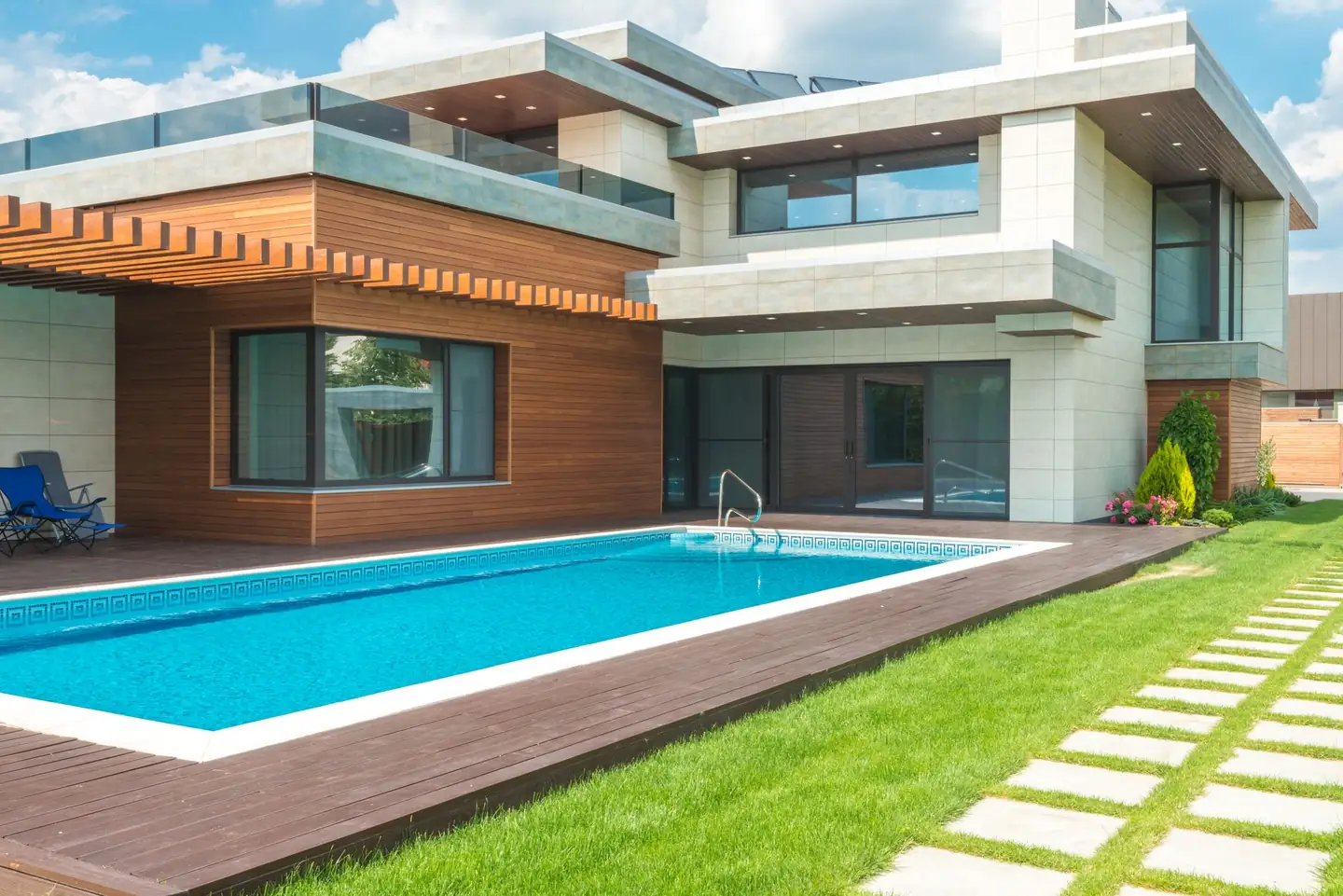 Swimming pool built in Long Beach, NSW